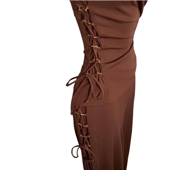 90s y2k Cache Brown Set, lace up 🤎 - Picture 2 of 4